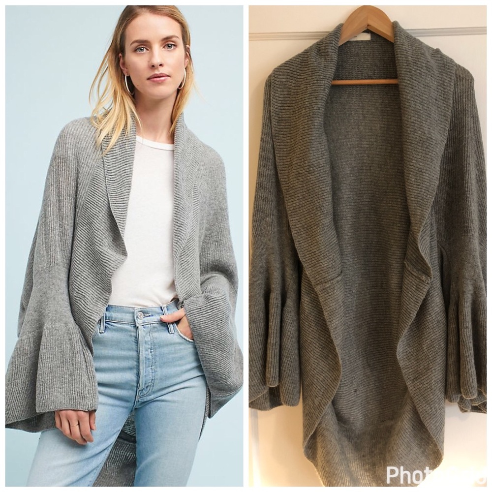 Anthro Sleeping on Snow Cocoon Cardigan